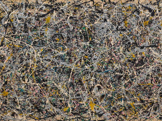 Jackson Pollock en de beweging van de kijker