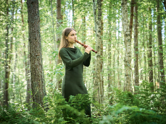 Lucie Horsch brengt met eeuwenoude blokfluiten unieke klanken tot leven