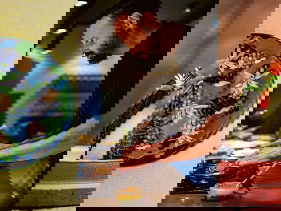 Botanische gastronomie met twee Michelinsterren