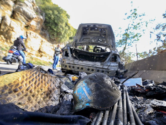 Aan het front in Libanon