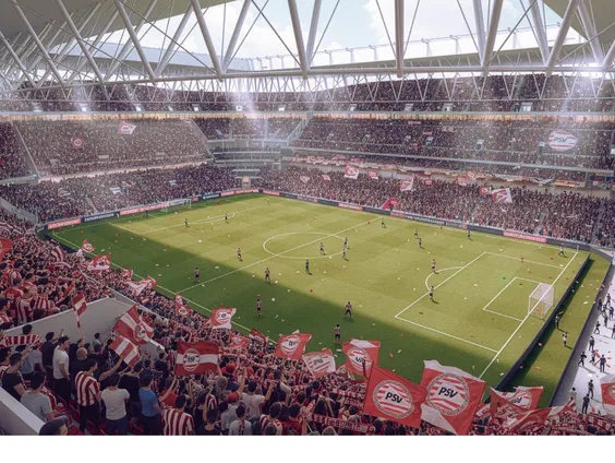 PSV wil het Philips Stadion uitbreiden tot misschien wel het grootste stadion van Nederland