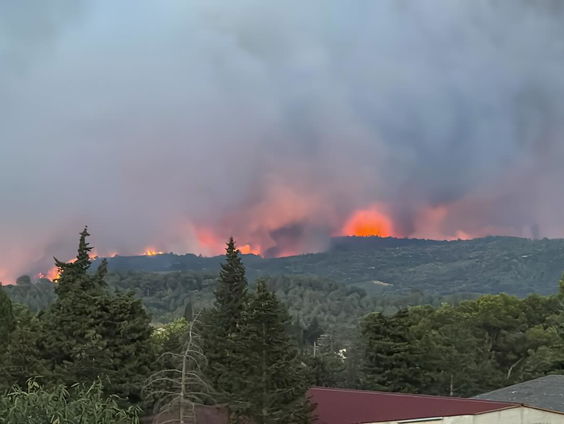 De wijnboeren in Zuid-Frankrijk die getroffen zijn door de bosbrand, kunnen rekenen op de steun van Melle