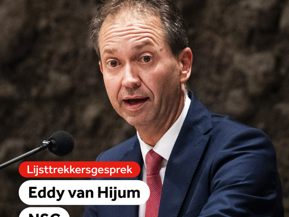 Lijsttrekkersgesprek met Eddy van Hijum (NSC)