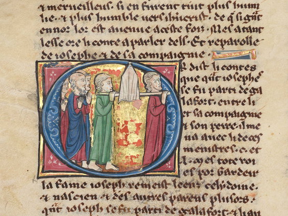 Middeleeuws manuscript over Koning Arthur onder de hamer