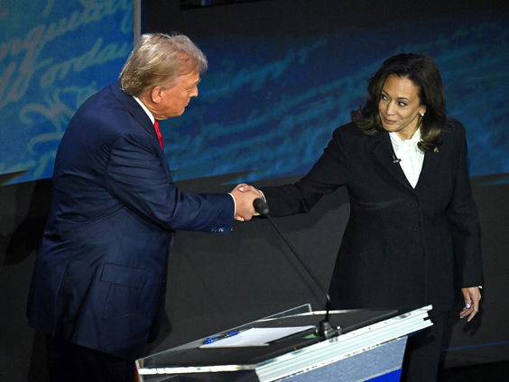 Harris weet Trump te prikkelen