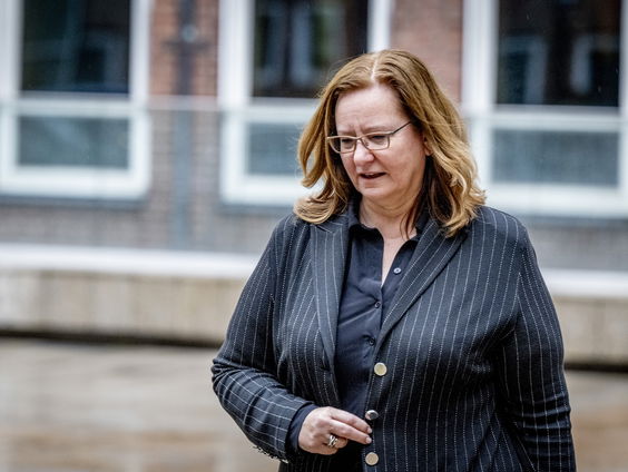 Staatssecretaris Aukje de Vries van Buitenlandse Handel komt net terug uit Kiev