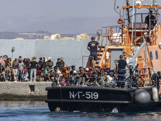 De laatste migratiewaakhond van de Griekse zee