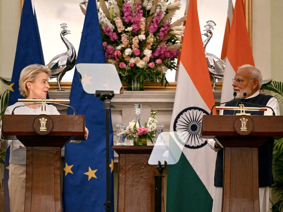 Partners uit noodzaak: EU en India