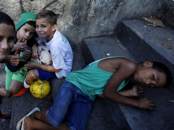 Voetbal als uitweg uit het harde leven in de favela’s