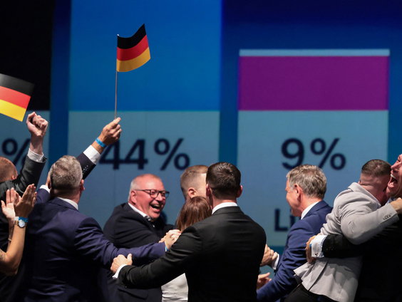Duitsland maakt ruk naar uiterst rechts