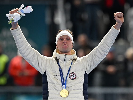 Sander Eitrem Olympisch kampioen 5000 meter