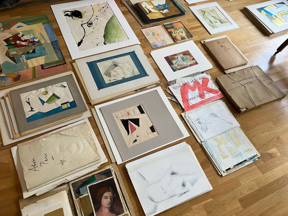 Wat doe je met kunst van je ouders na de dood?