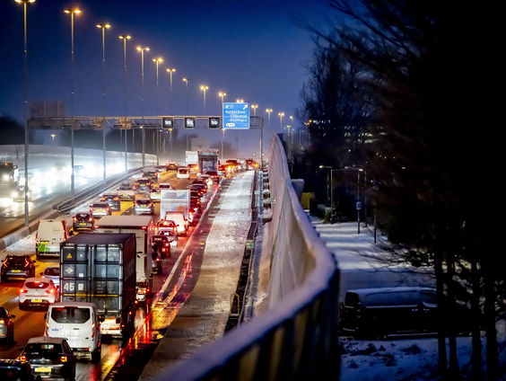 Moet je naar je werk komen als het heeft gesneeuwd?