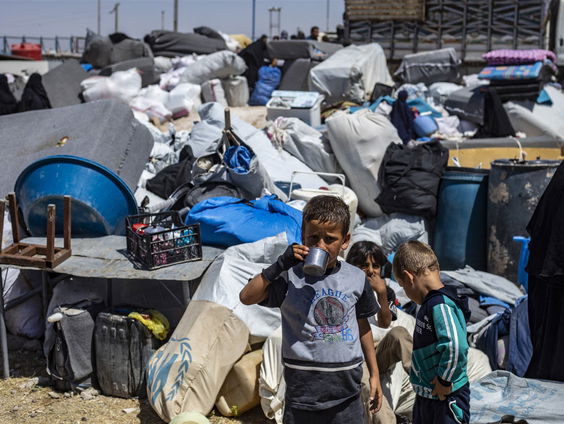 Humanitaire catastrofe in Syrië door Turkse bombardementen