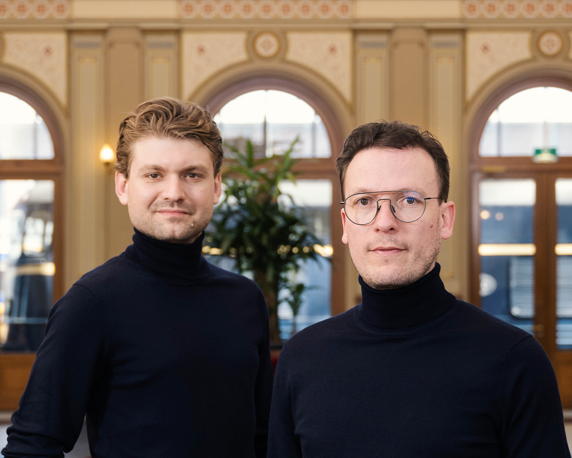 Ramon Lormans en Georgi Tsenov, marimbaspelers