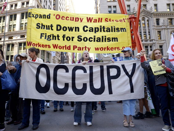 Terug naar Toen: Occupybeweging laat zich horen op Wall Street