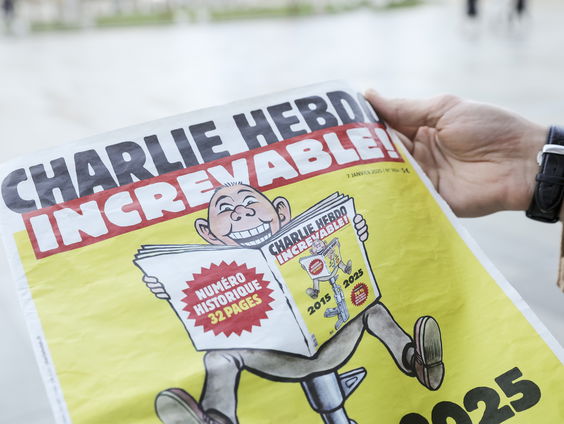 Herdenking aanslag Charlie Hebdo 10 jaar geleden
