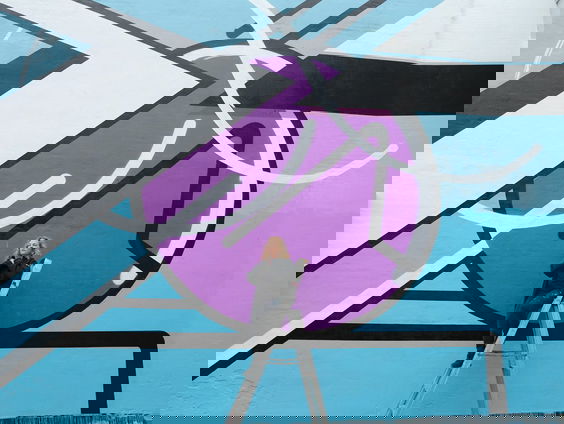 Aileen Middel (Mick La Rock), graffiti artiest en beeldend kunstenaar