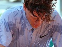 Extreme weersomstandigheden op Roland Garros