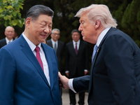 Wat is er besproken in de rozentuin tussen president Xi en president Trump?