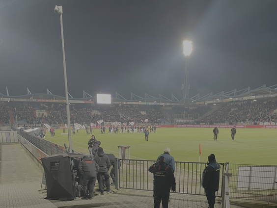 Reportage: een bezoekje aan de blindentribune bij Willem II