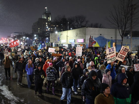 Protest tegen optreden ICE in Minneapolis