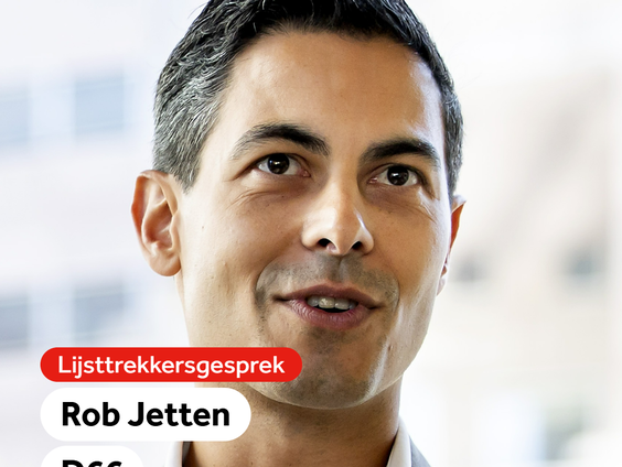 Lijsttrekkersgesprek met Rob Jetten (D66)