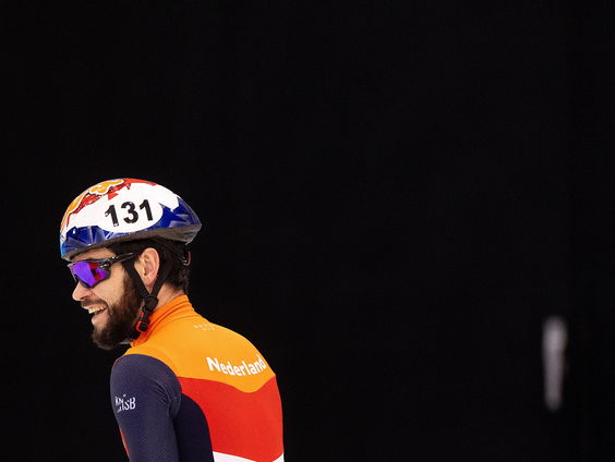 Na moeizame jaren is shorttracker Knegt terug in het Dresden van zijn gouden EK