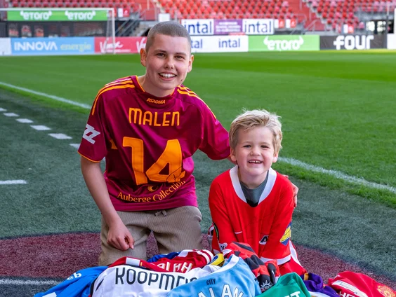 Chefkok van AZ Justin van de Berg zamelt geld in voor het goede doel