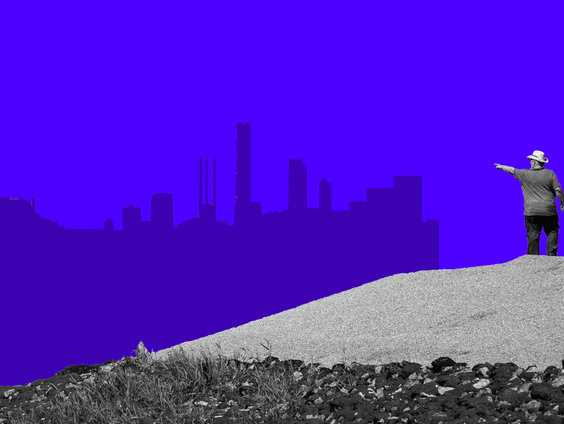 Pointer pop-up: Lelystad, met de rug naar het water