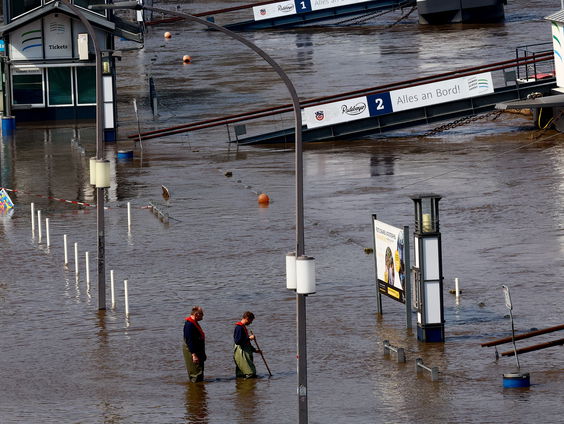 Kwetsbaarheid van centraal-Europa bij overstromingen