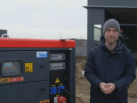 Dieselgeneratoren om ontbrekende stroom te vervangen