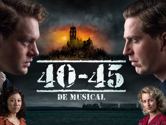 Het verhaal van twee Rotterdamse broers tijdens de Tweede Wereldoorlog in de musical 40-45