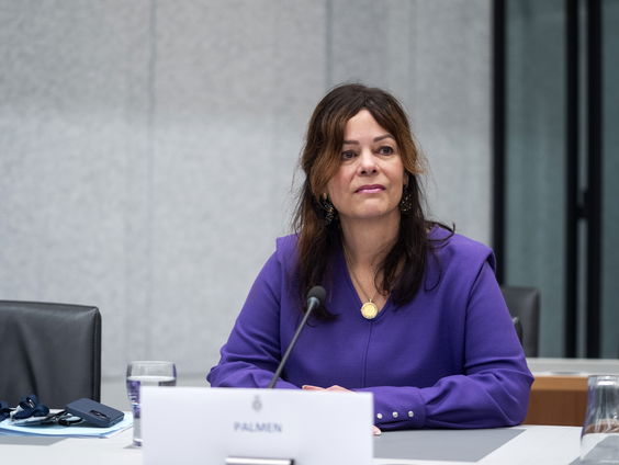 Hoorzitting nieuwe staatssecretaris van Financiën Sandra Palmen
