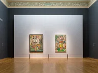 Willem de Kooning aan het werk