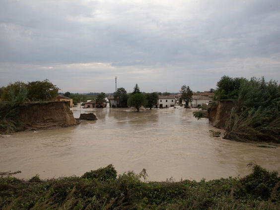 Nog steeds hoge waterstanden in Italië