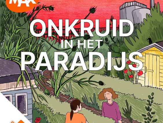 Silvia Bromet maakt een podcast serie over volkstuin Buitenzorg in Amsterdam