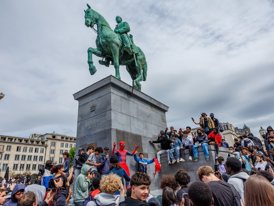 Grootschalig onderwijsprotest België