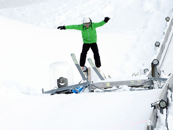 De schoonheid van schansspringen