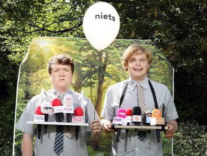 De mannen van Hokjesdenker maken theater op de Parade