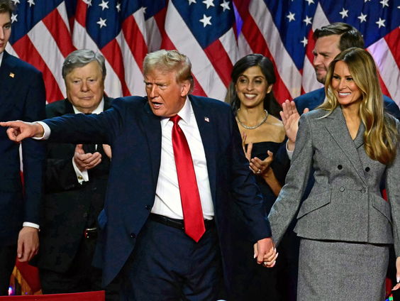 VS ontwaakt met overwinning Trump