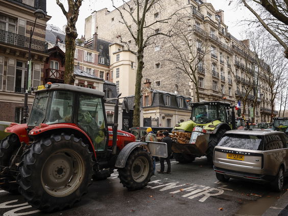 Boerenprotesenten in Frankrijk