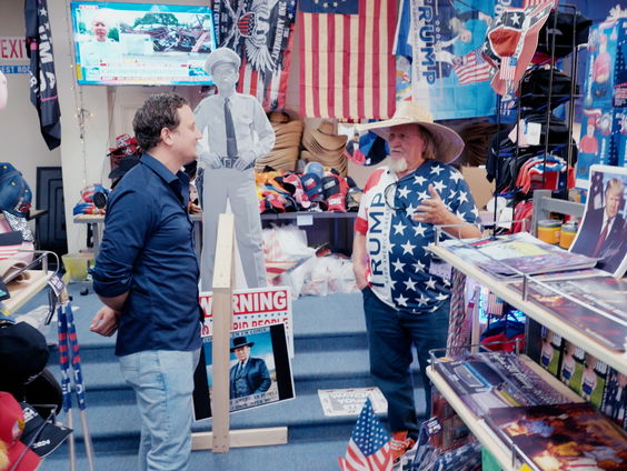 Sjoerd den Daas ontmoet Whitey Taylor in Virginia