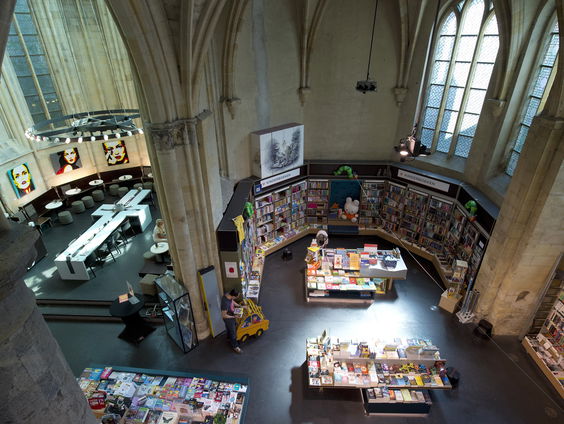 Boekhandel Dominicanen in Maastricht is de mooiste boekwinkel ter wereld