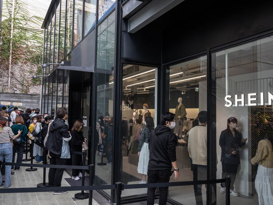 Winkels van Shein duiken op in de binnensteden, maar Shein zelf weet van niks