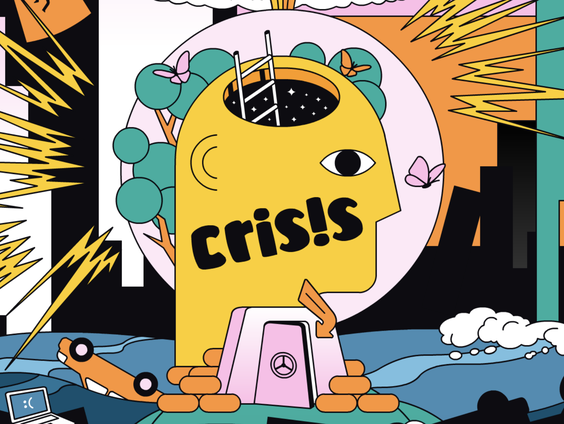 Maak een praatje; dat helpt je in een crisis