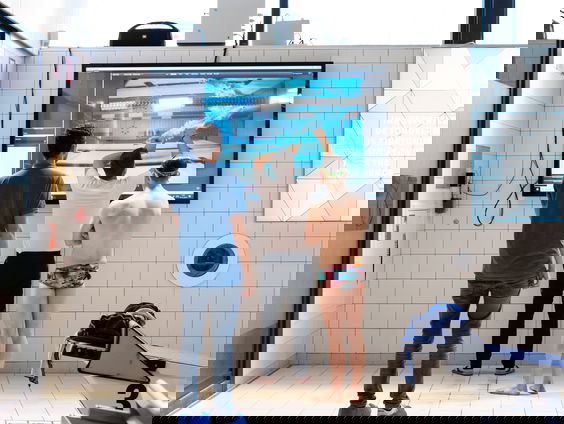 Het slimme zwembad waar Olympische zwemmers trainen