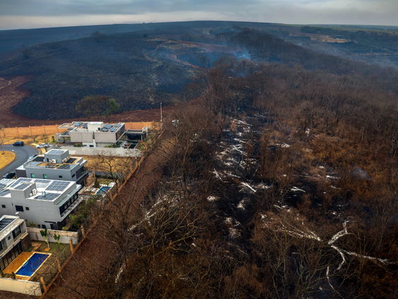 Bosbranden teisteren gebied rond Sao Paulo