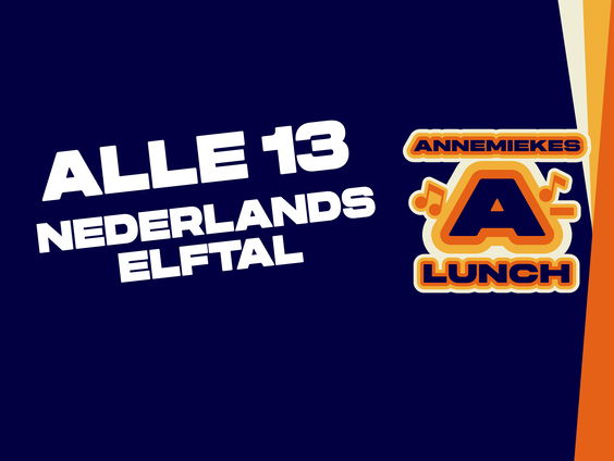 Oranjekoorts bij de A-Lunch & Alle 13