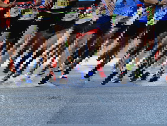 Marnix liep de marathon van Rotterdam